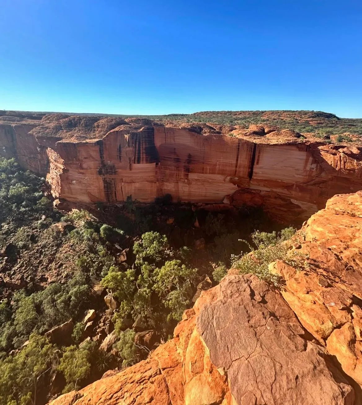 Permaculture and Sanity | How far is Kings Canyon from Uluru? Kings Canyon Rim Walk
