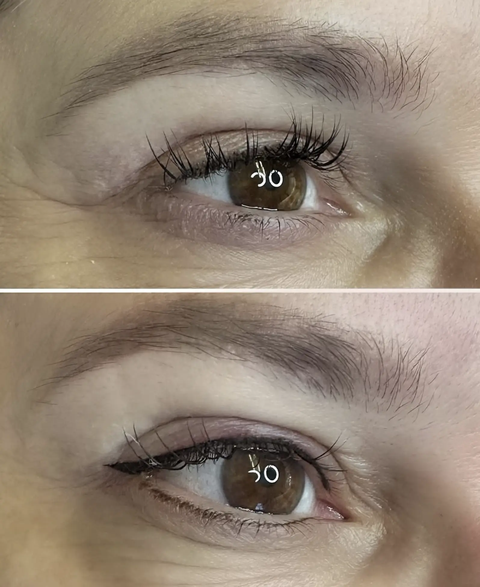 lash line enhancement tattoo